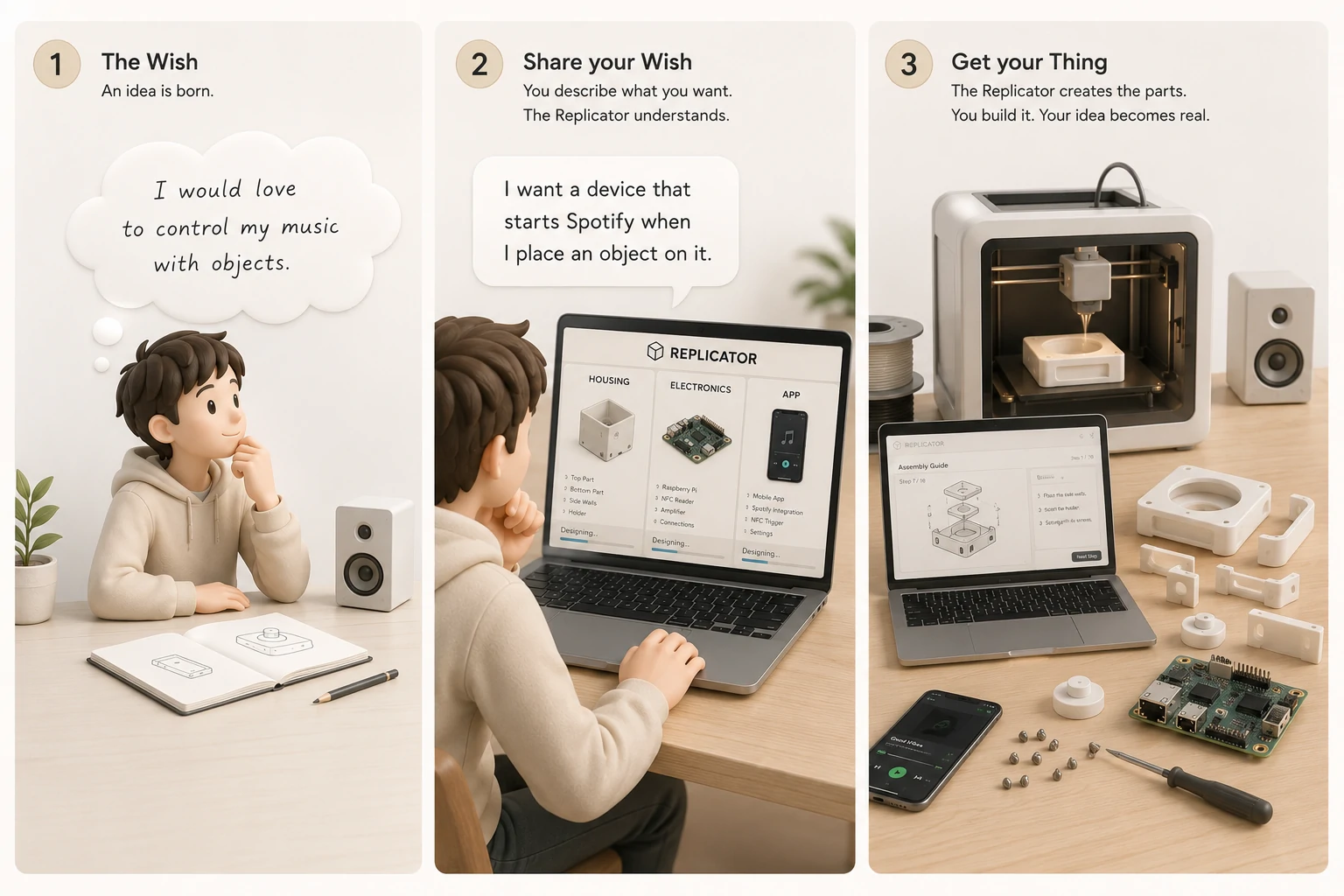 From Wish to Thing.